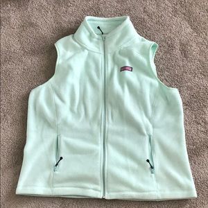 vineyard vines full zip fleece vest